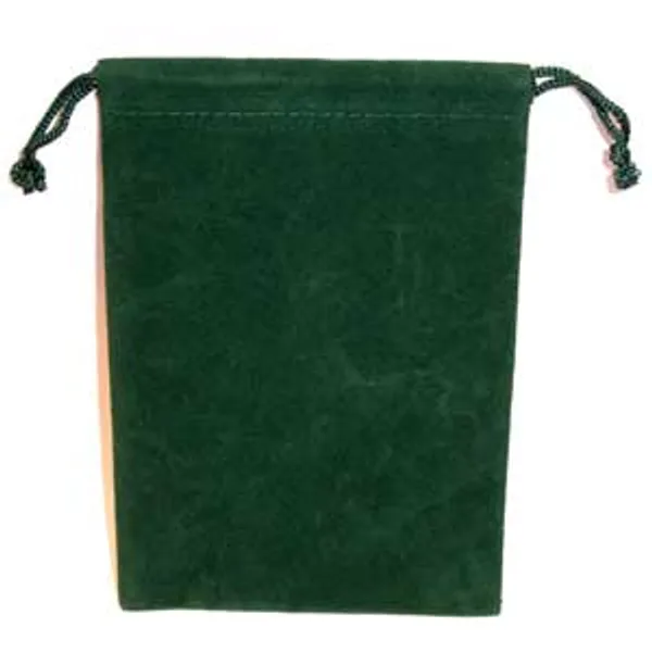 Green Velveteen Bag