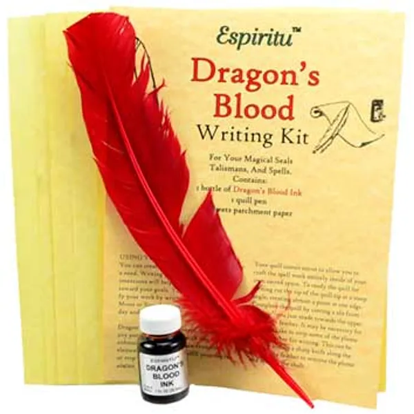 Dragons Blood writing kit