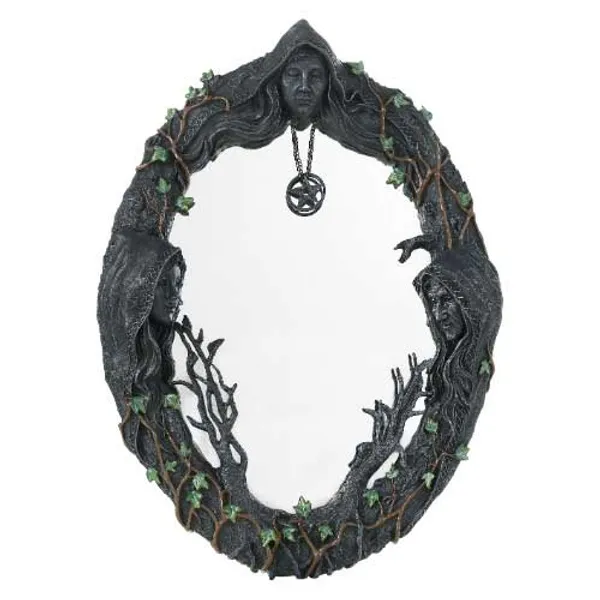 17" Maiden, Mother, Crone wall mirror