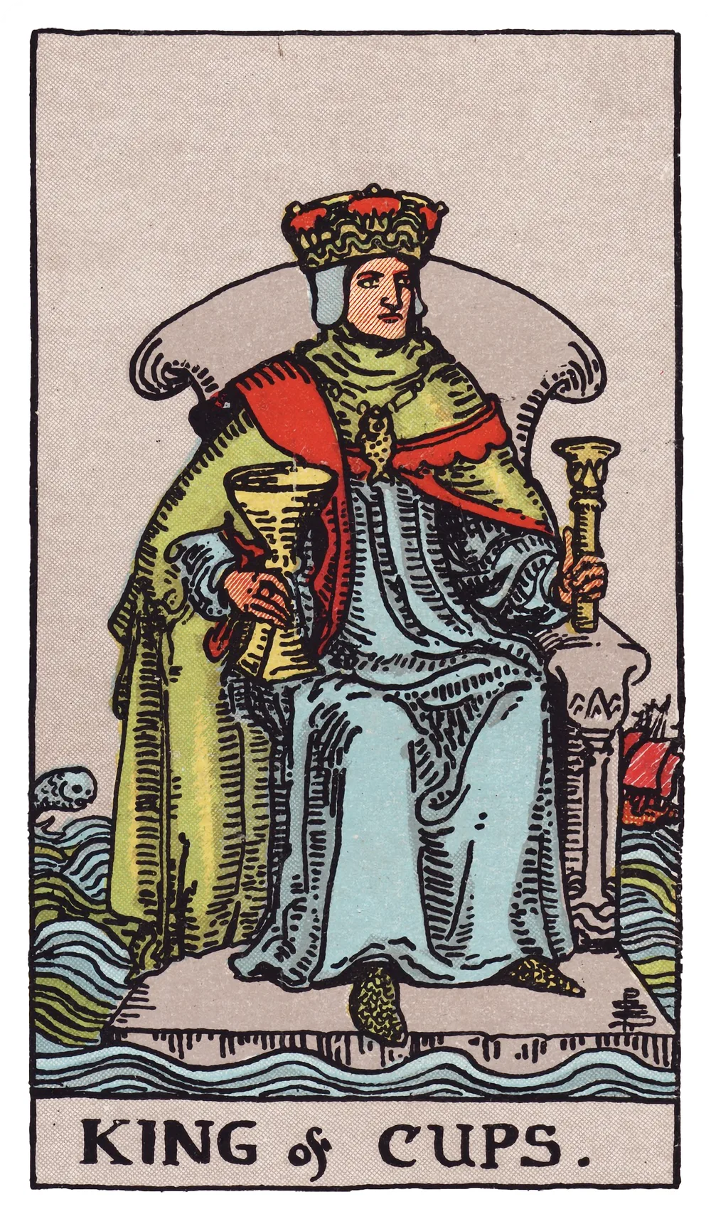The King of Cups card from the Rider-Waite-Smith tarot